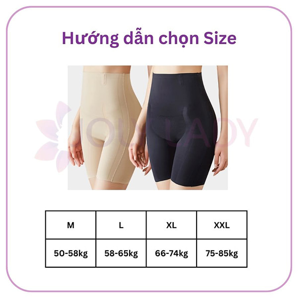 Hướng dẫn chọn size quần