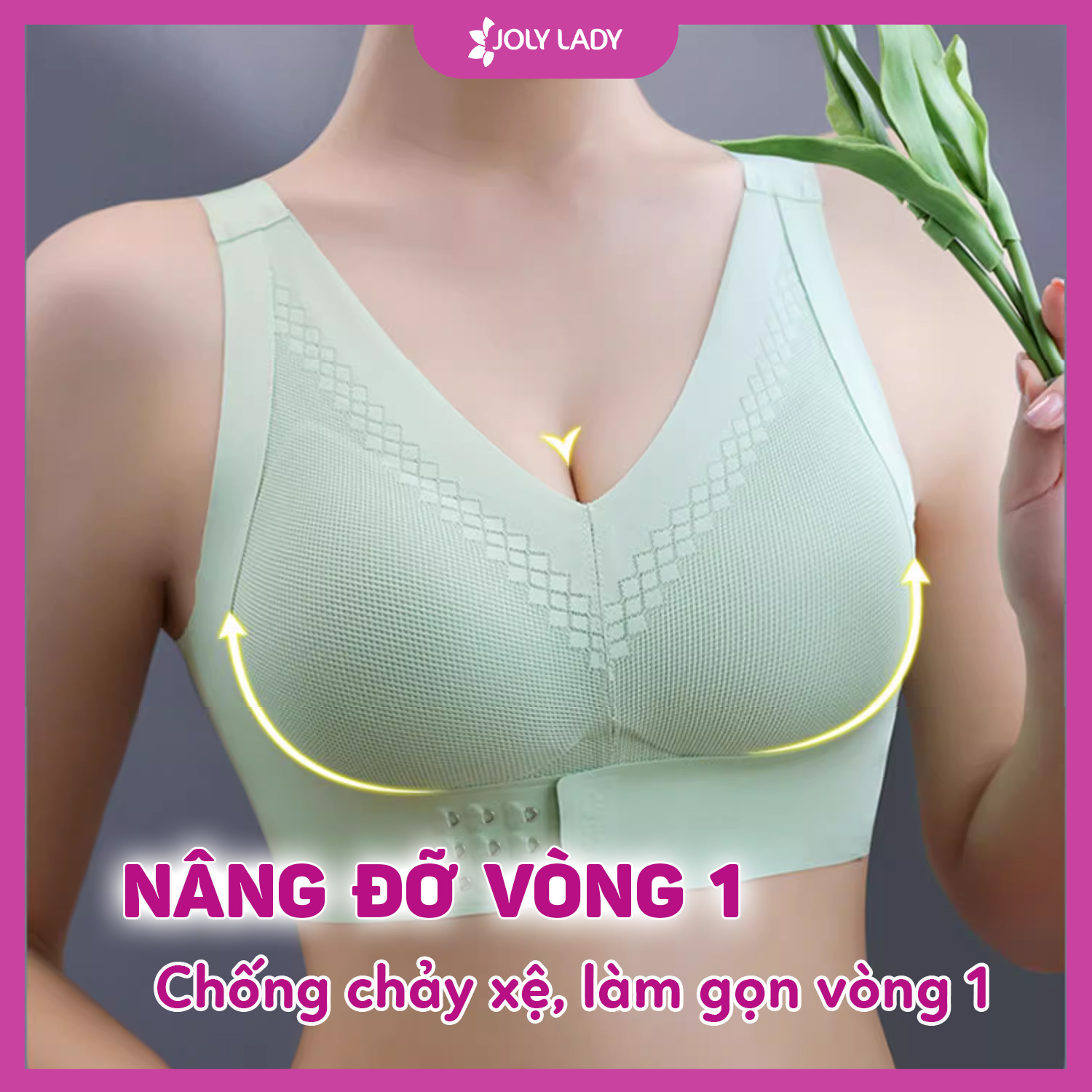 Áo ngực bigsize cài trước A035 Joly Lady